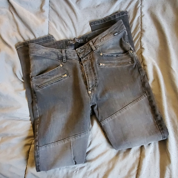 Nikitadenim Mens Black & Charcoal Gray Jeans - Picture 5 of 9